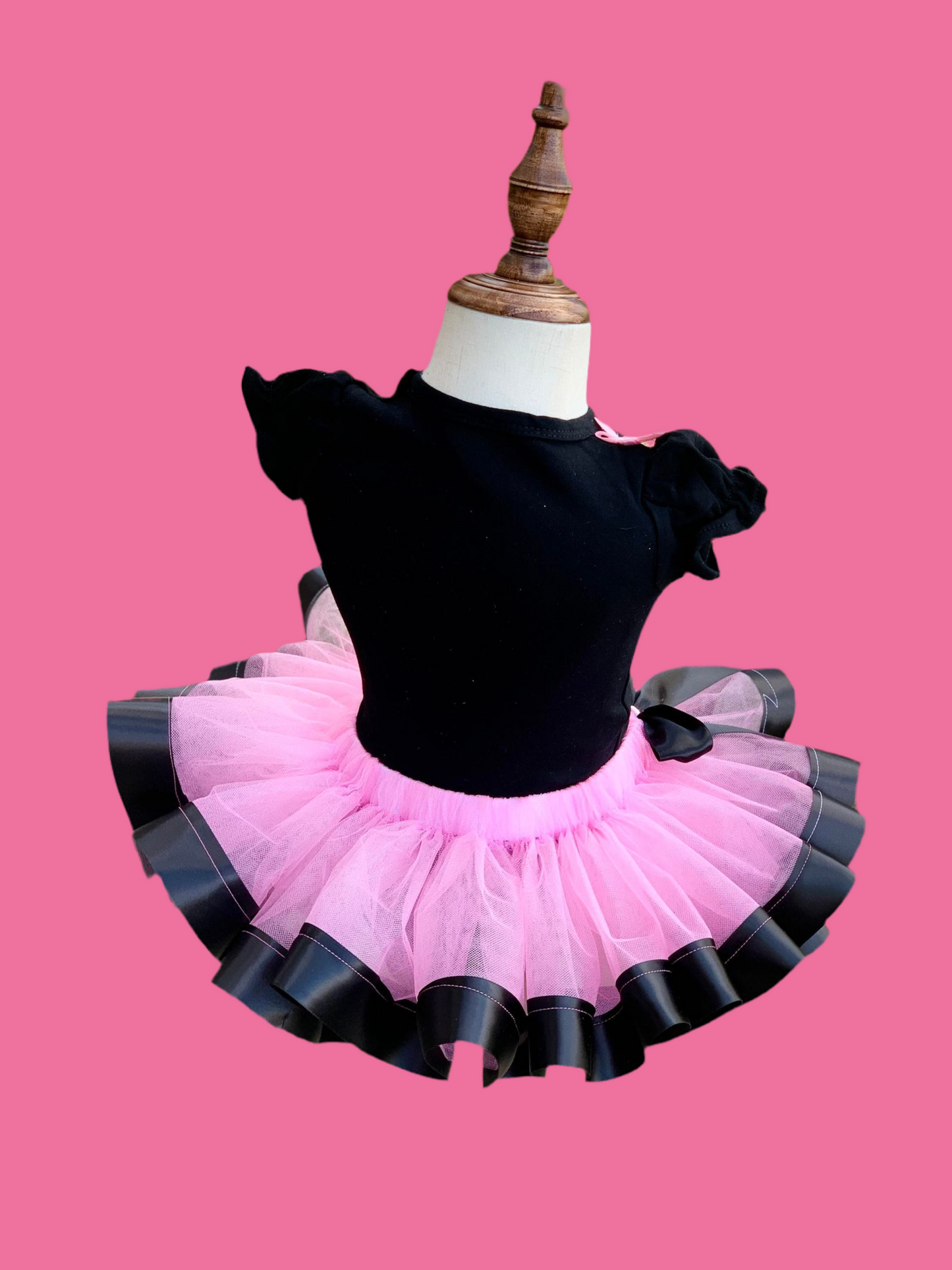 Black and Pink Barbie themed Tutu Set