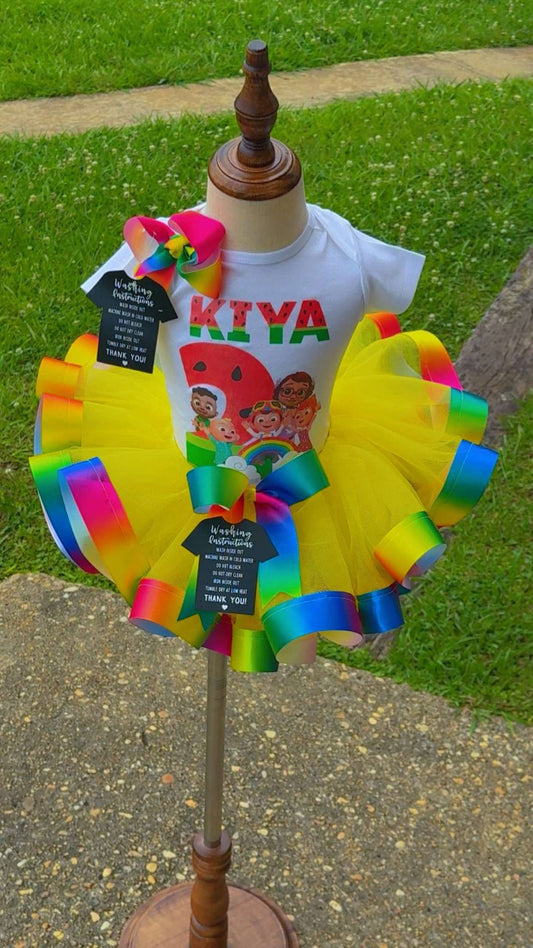 🌈 Melon & Friends Personalized Tutu Set 🌈